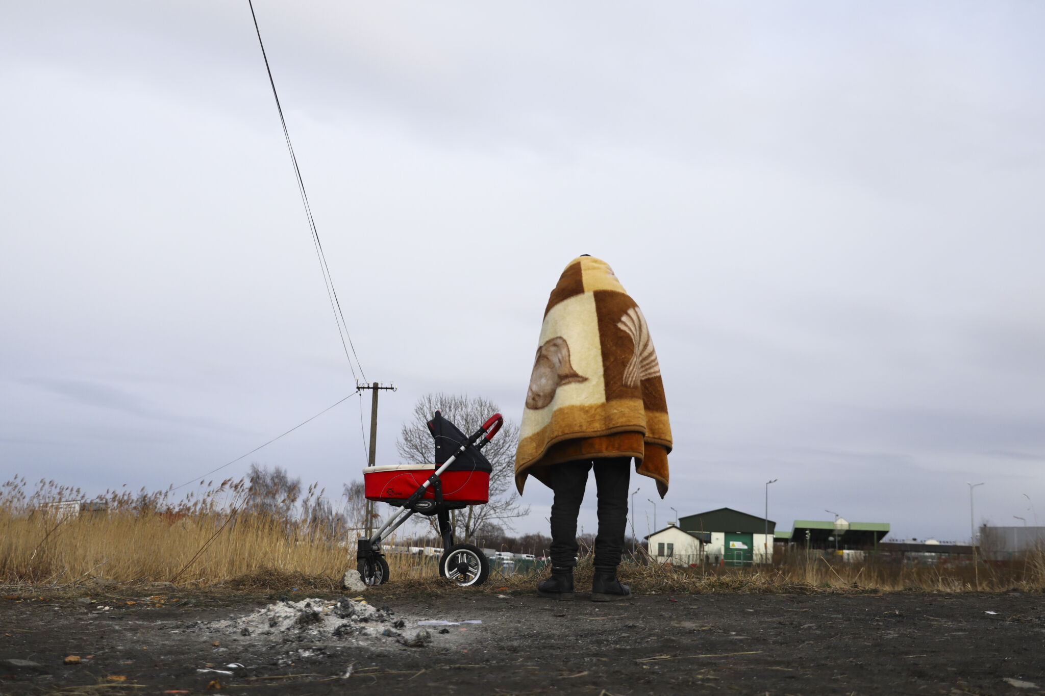 People Cross Ukrainian-Polish Border After Fleeing Ukraine. (Photo by Beata Zawrzel/NurPhoto via Getty Images)